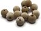 12 18mm Round Smiling Face Doll Head Natural Wooden Large Hole Beads